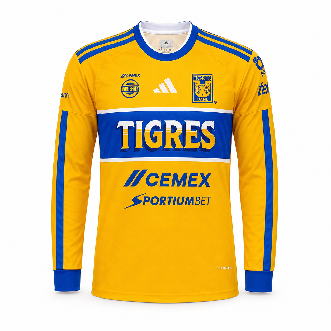 Camiseta Tigres UANL 2026/27 - 1ª Equipación Manga Larga
