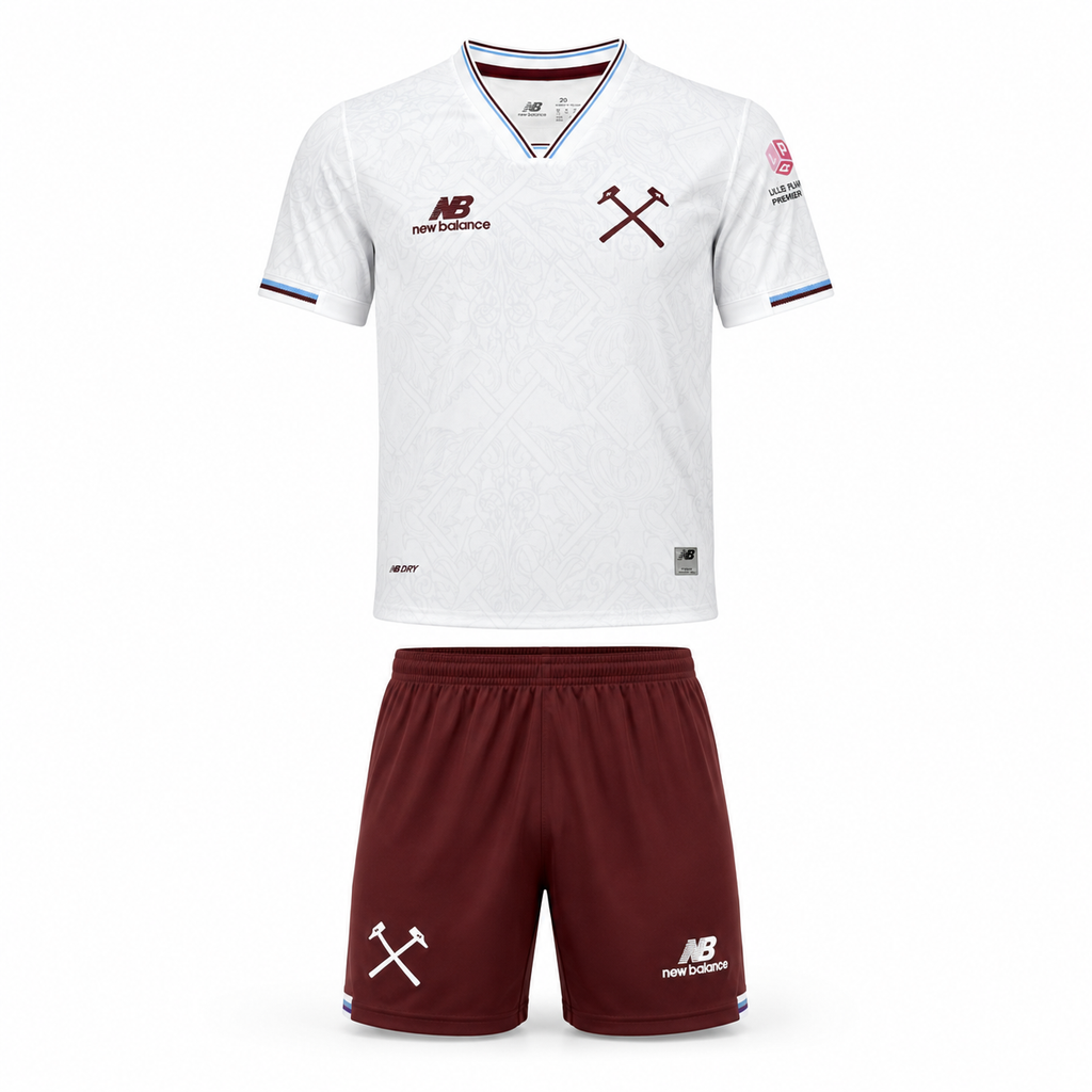 Conjunto Infantil West Ham 2026/27 - 2ª Equipación