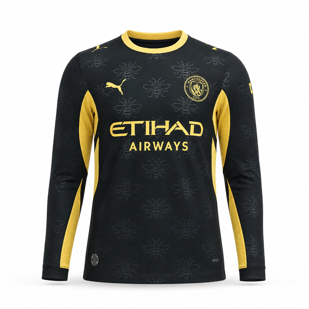 Camiseta Manchester City 2026/27 - 2ª Equipación Manga Larga