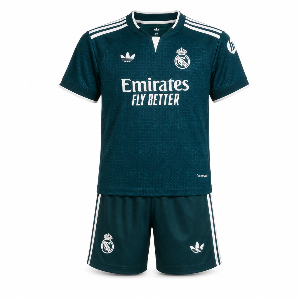 Conjunto Infantil Real Madrid 2026/27 - 2ª Equipación