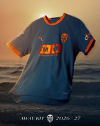 Camiseta Valencia 2026/27 - 2ª Equipación
